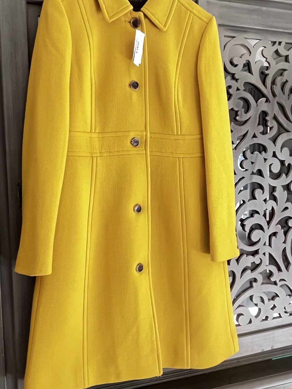 NWT J. Crew Yellow Lady Day Coat 6 - Picture 2 of 10